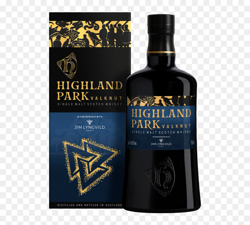 Highland Park Scotch Liquor, HD Png Download - valknut png