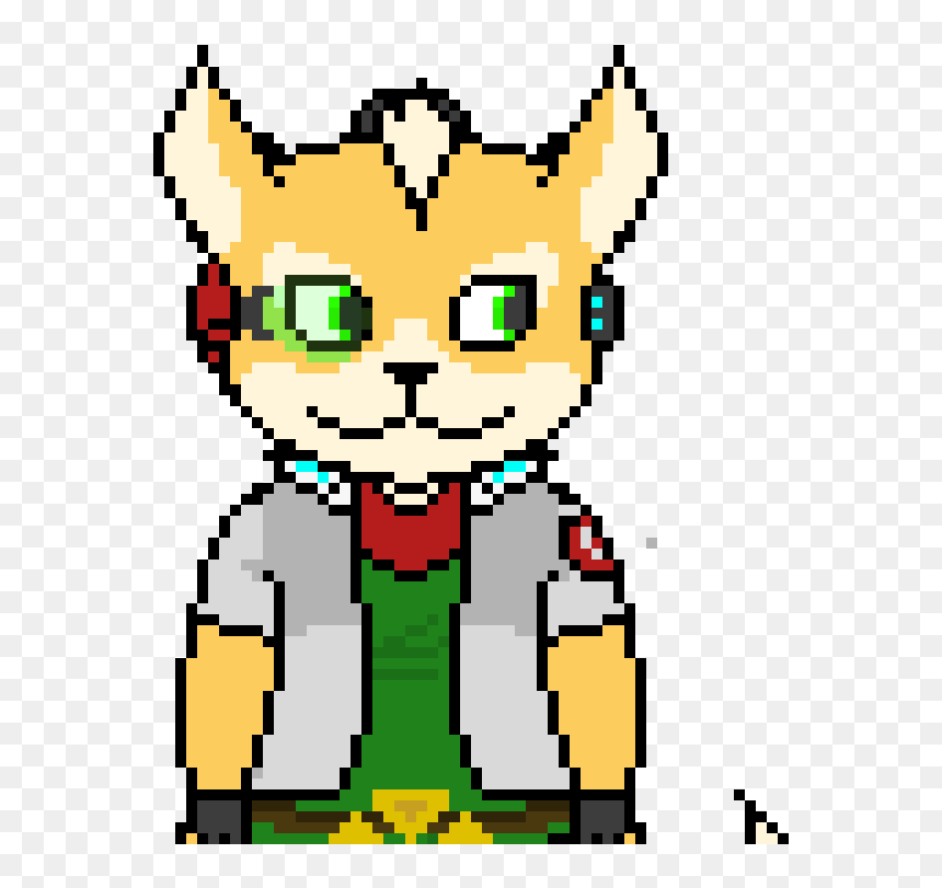 Pixel Art, HD Png Download - fox mccloud png