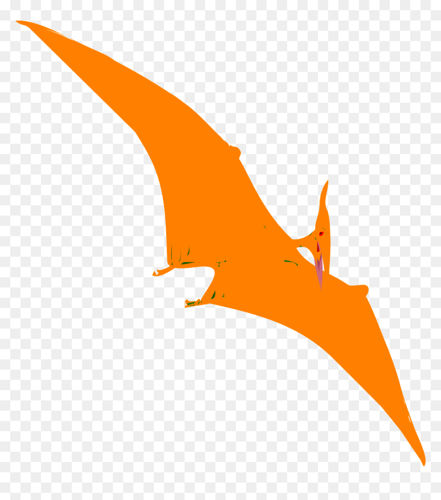 Transparent Background Flying Dinosaur, HD Png Download - dinosaur silhouette png