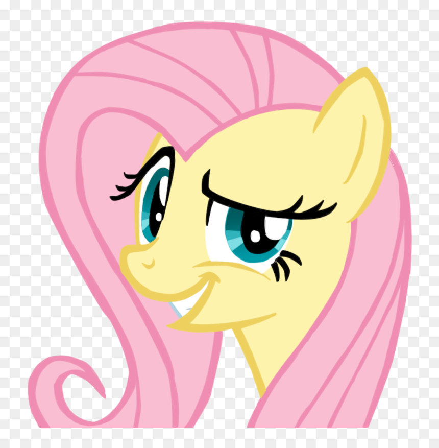 Fluttershy Head Vector - Pony Friendship Is Magic Fluttershy, HD Png Download - fluttershy png