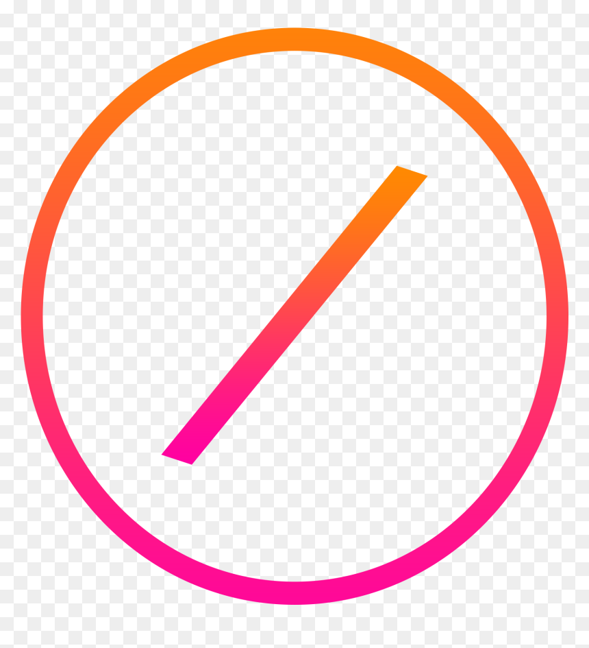 Wpchaticon, HD Png Download - circle slash png