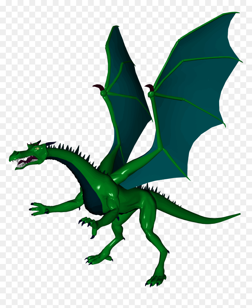 Silhouette Clipart Dinosaur - Dragon Clipart, HD Png Download - dinosaur silhouette png
