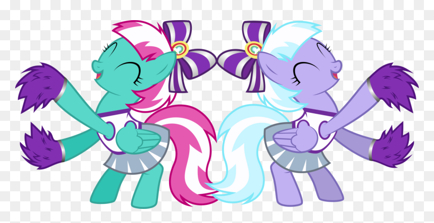 My Little Pony Lilac Sky , Png Download - My Little Pony Sunlight Spring, Transparent Png - cheerleader silhouette png