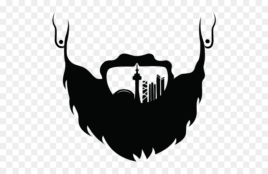 Illustration, HD Png Download - beard silhouette png