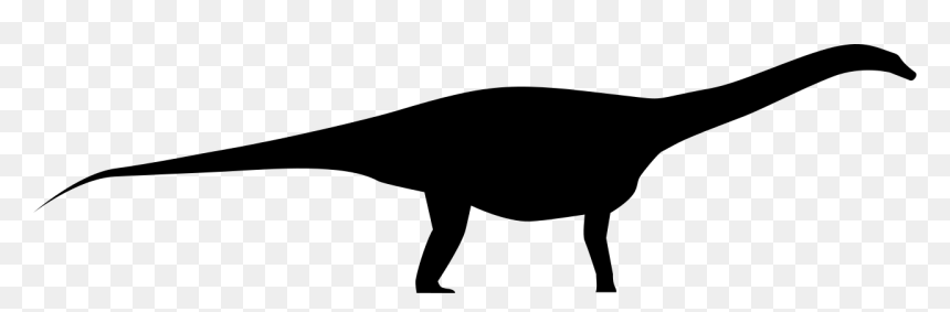 Silhouette, HD Png Download - dinosaur silhouette png