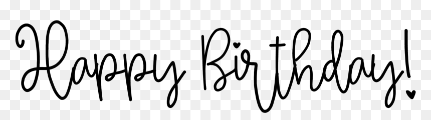 Happy Birthday Pretty Font, HD Png Download - family word art png