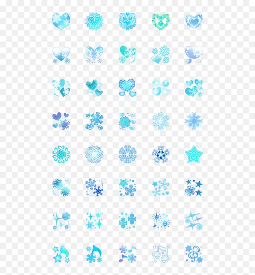 Pattern, HD Png Download - snowflake emoji png