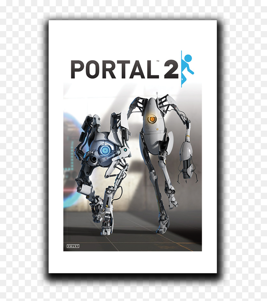 Portal 2 Co Op Poster, HD Png Download - portal 2 logo png