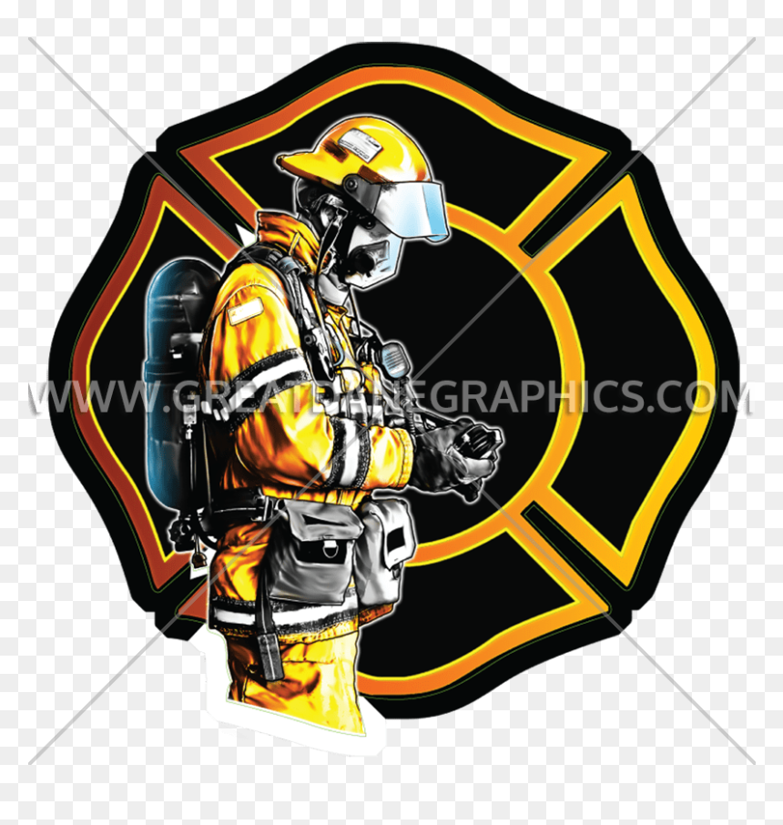 Shield Clipart Firefighter - Firefighter Profile, HD Png Download - firefighter png