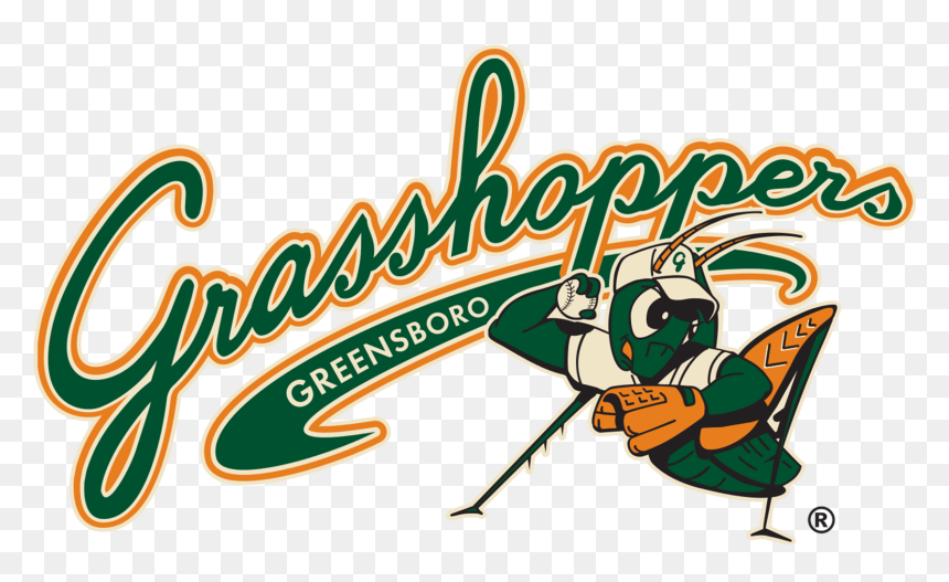 Greensboro Grasshoppers Logo - Greensboro Grasshoppers, HD Png Download - miami marlins logo png
