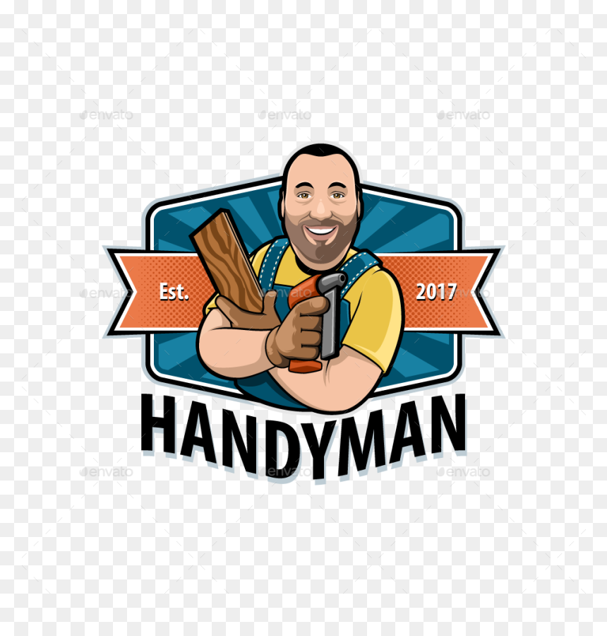 Car Services Mascot Logo, HD Png Download - handyman png