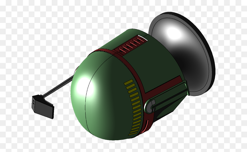 Circle, HD Png Download - boba fett helmet png
