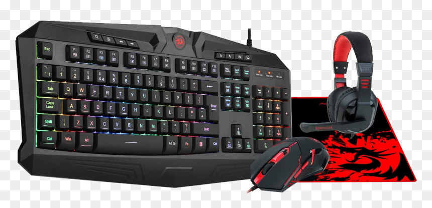 Redragon S101 Gaming Set, HD Png Download - wasd png