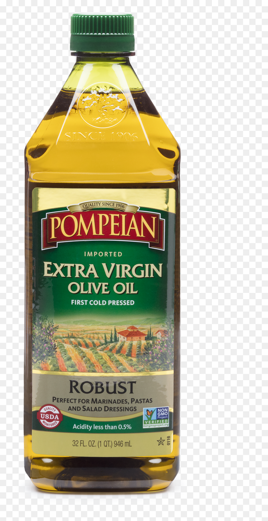 Pom Olive Oil - Pompeian Extra Virgin Olive Oil Robust, HD Png Download - olive oil png