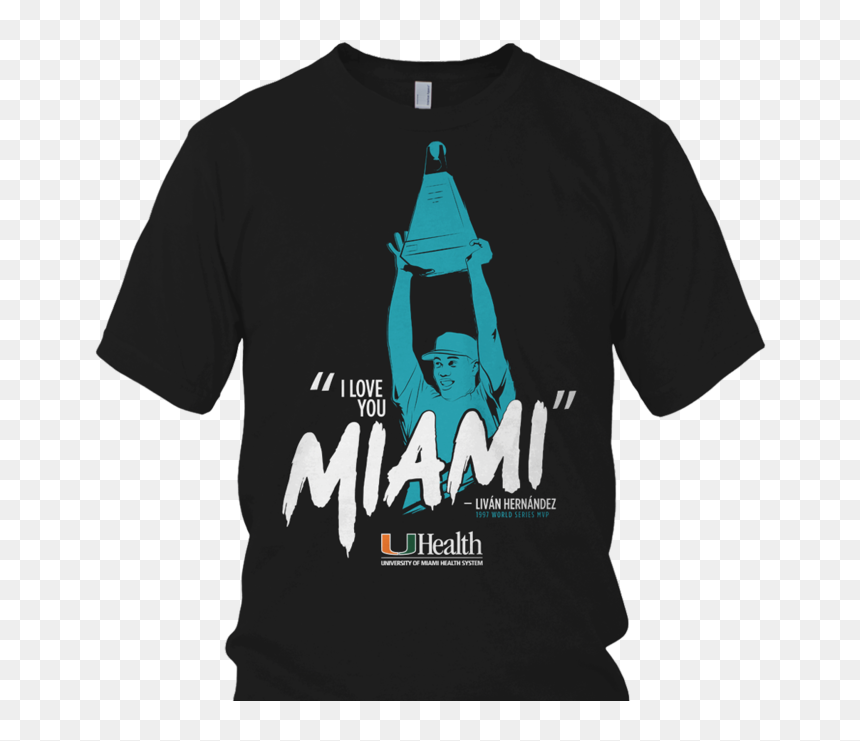 Active Shirt, HD Png Download - miami marlins logo png