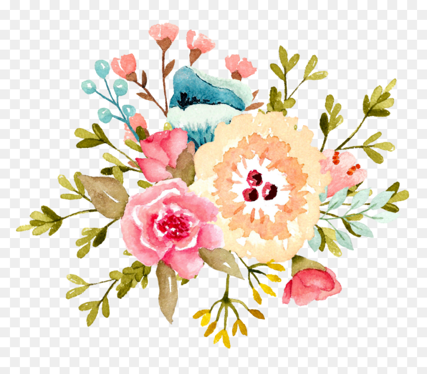 Pretty Flower Cartoon Transparent - Pretty Flower Cartoon, HD Png Download - flower cartoon png