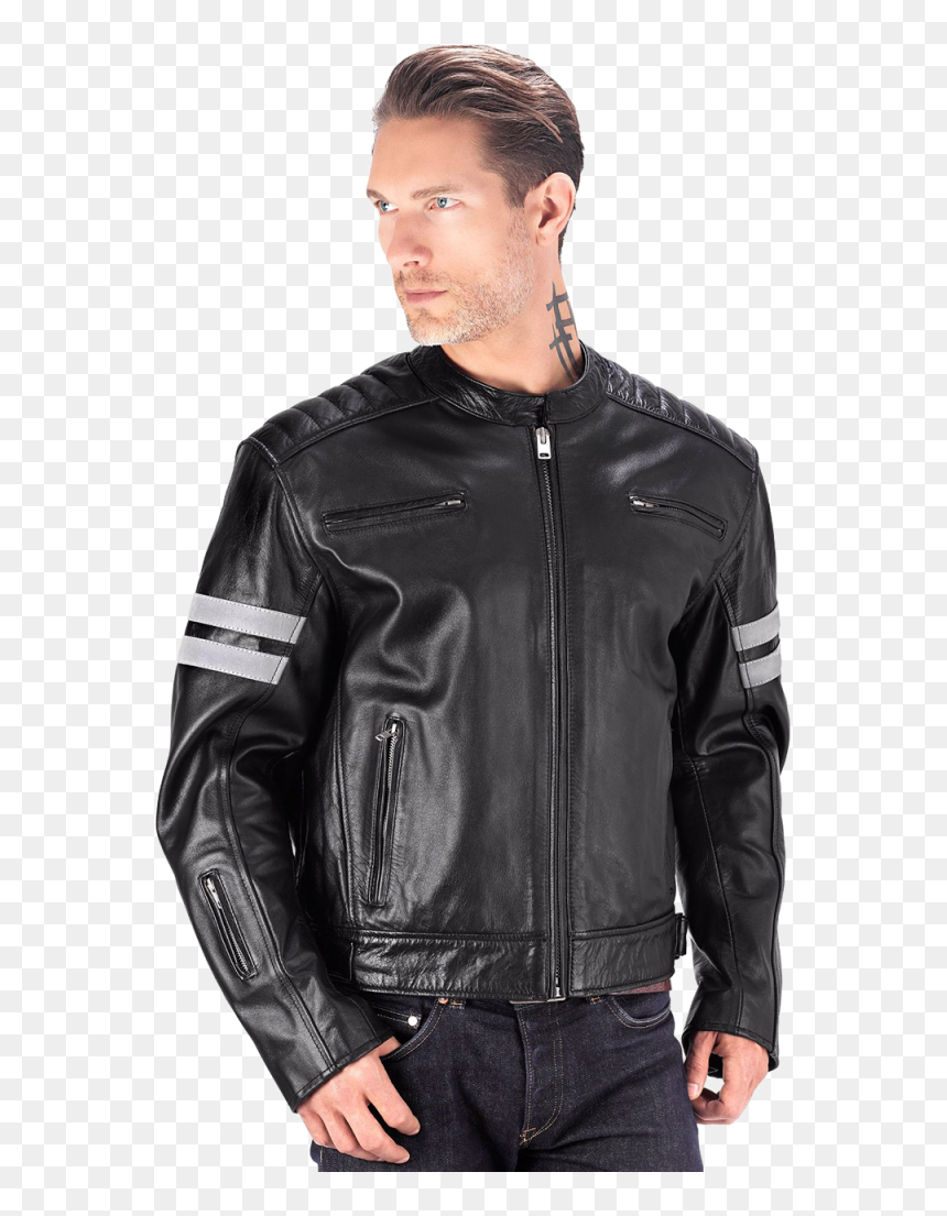 Motorcycle Leather Jacket Transparent Background Png - Leather Jacket, Png Download - leather jacket png