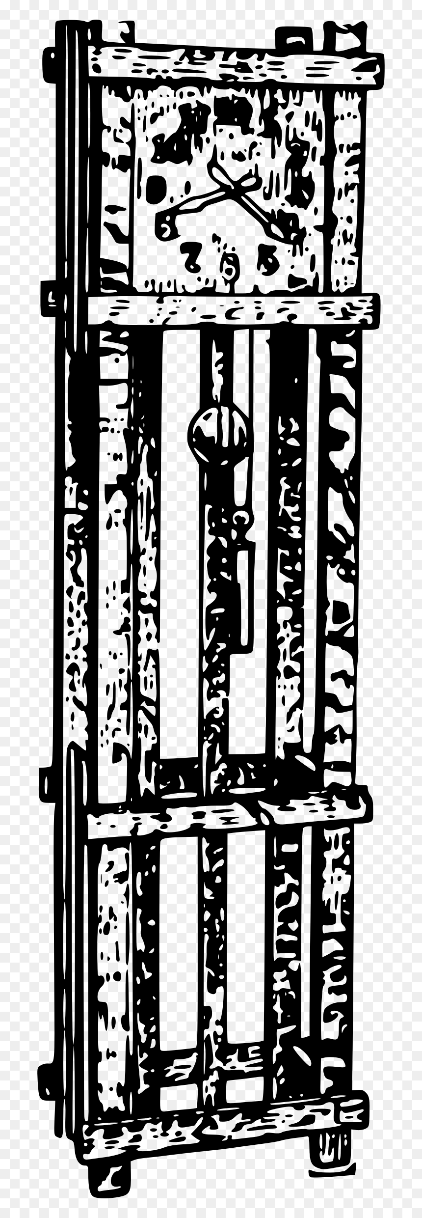 Basic Grandfather Clock Clip Arts - Grandfather Clock, HD Png Download - grandfather clock png