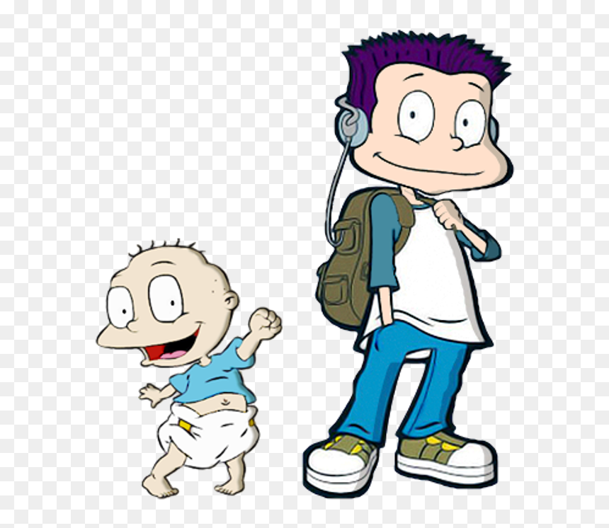 Dil And Tommy-yv302 - Tommy Pickles Grown Up, HD Png Download - carl wheezer png