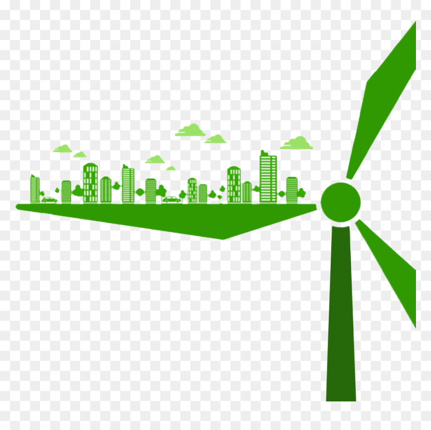 Renewable Energy Sources Background, HD Png Download - washington dc skyline silhouette png
