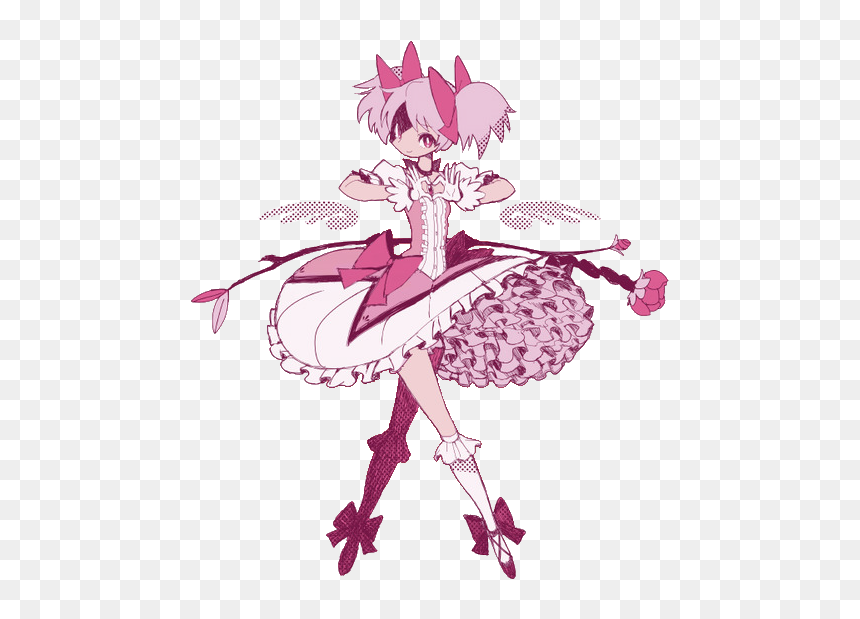 Puella Magi Madoka Magica Madoka Mami Transparent Madoka - Sakura Sayaka Madoka Magica, HD Png Download - madoka magica png