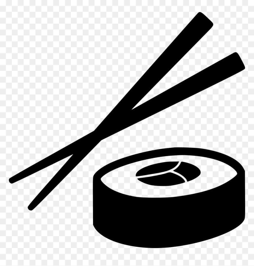 Sushi Roll Sea Chopsticks - Sushi Roll Icon Png, Transparent Png - chopsticks png