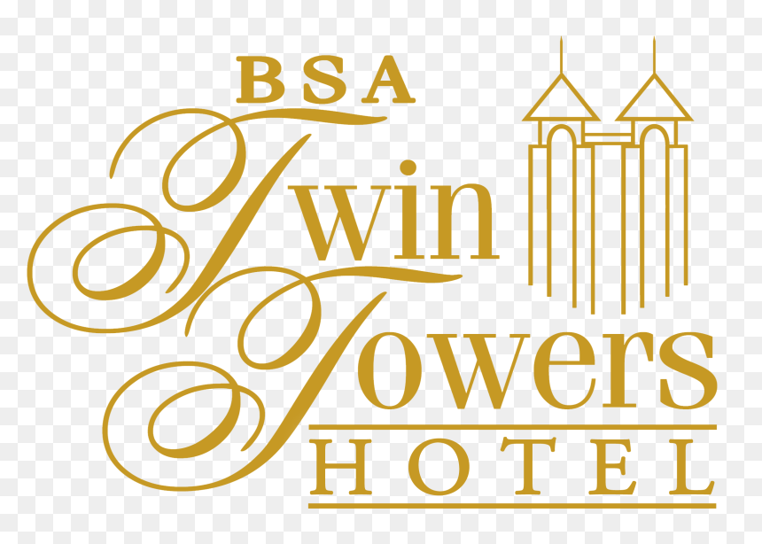 Download Bsa Twin Towers - Bsa Twin Tower Hotel Logo, HD Png Download - bsa logo png