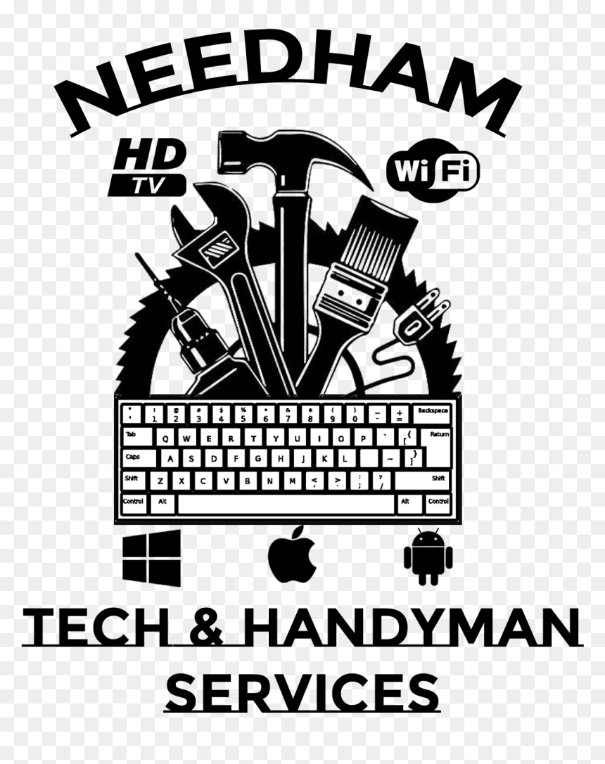 Needham Tech & Handyman Services - Transparent Handyman Clipart, HD Png Download - handyman png