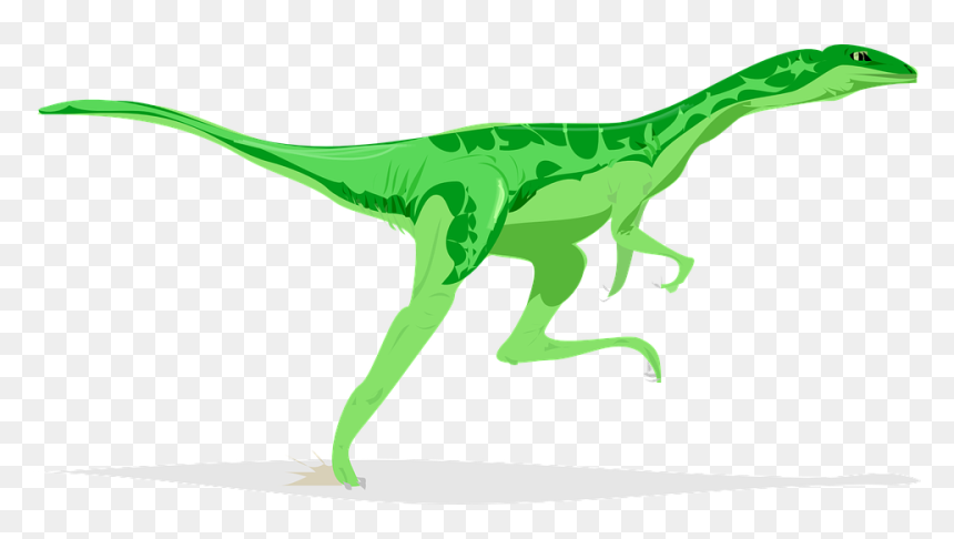 Transparent Velociraptor Clipart - Clip Art Dinosaur Running, HD Png Download - dinosaur silhouette png