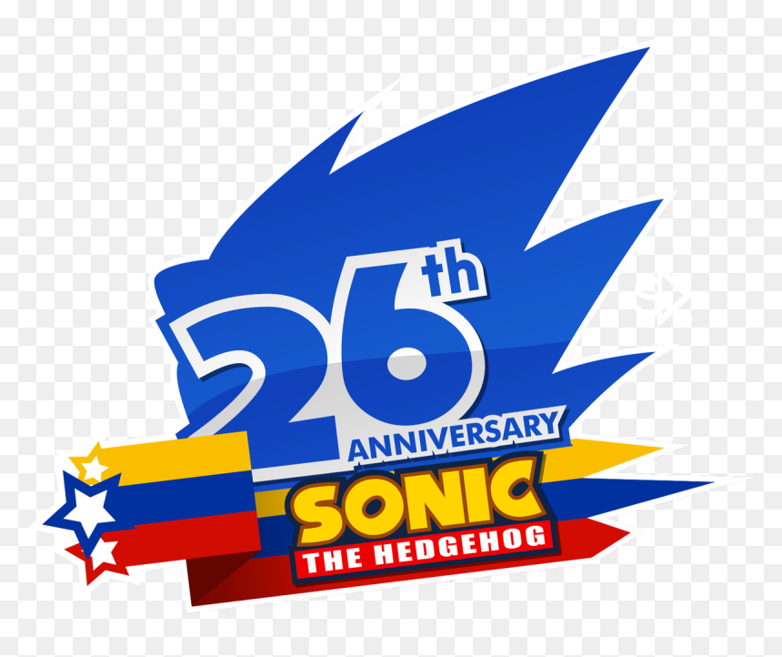 Sonic 25th Anniversary, HD Png Download - sonic the hedgehog logo png