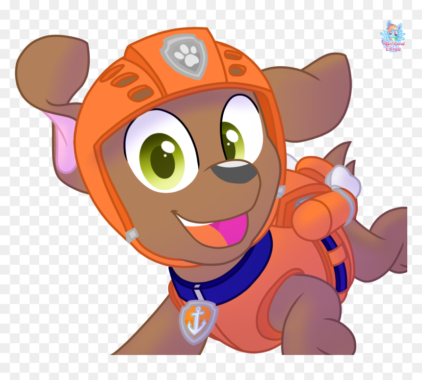 Excited Zuma Paw Patrol, HD Png Download - paw patrol rocky png