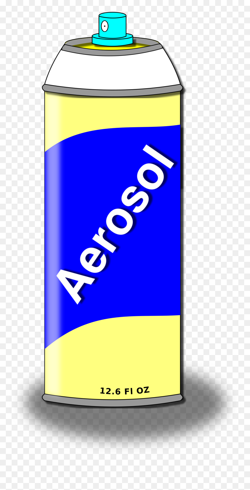 Aerosol Spray Can Clip Arts - Aerosol Spray Can Clipart, HD Png Download - spray can png