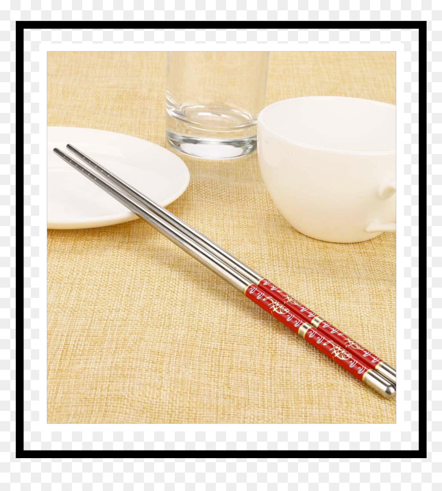 Japanese Steel Chopsticks Pair - Chopsticks, HD Png Download - chopsticks png