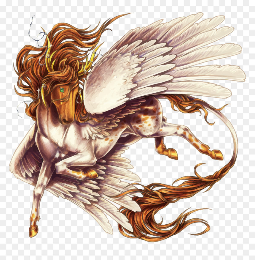 Pegasus Png Picture - Mythical Creature Pegasus Fanart, Transparent Png - pegasus png