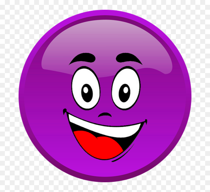 Smiley Violet, HD Png Download - sans face png
