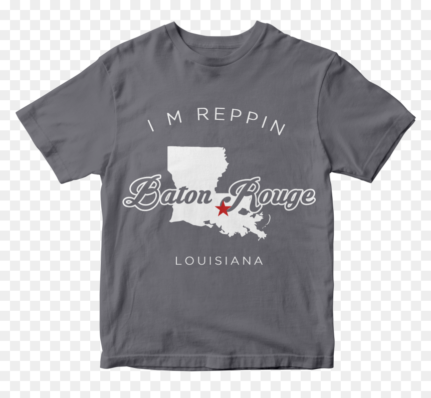 T-shirt, HD Png Download - louisiana outline png