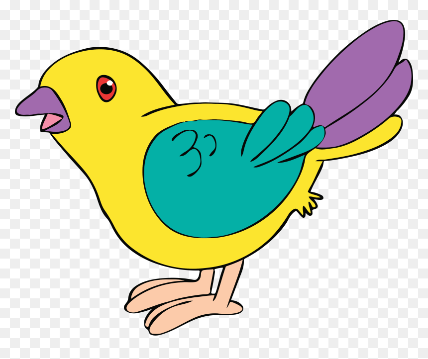 Bird Clipart, HD Png Download - tail png