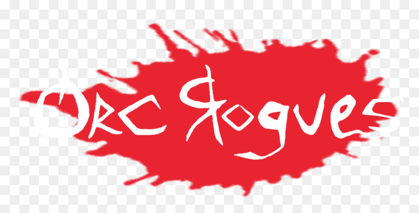 Orc Rogues Logo Blood Smaller Border, HD Png Download - blood border png