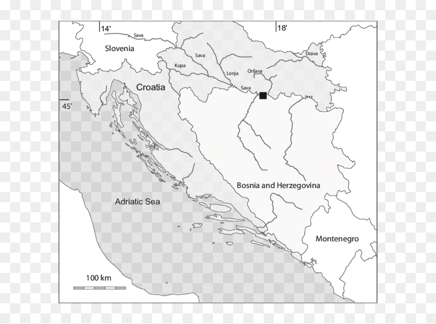 Country Picture Of Croatia, HD Png Download - largemouth bass png