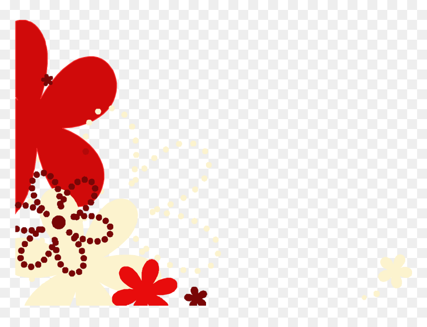 Desenho De Flores Vermelhas Png, Transparent Png - red flowers png