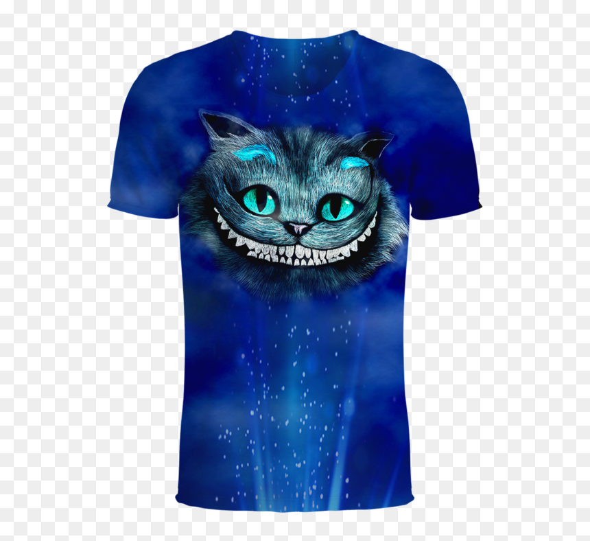 Transparent Cheshire Cat Smile Png - Active Shirt, Png Download - cheshire cat smile png