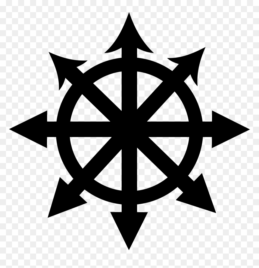 Vector Hessian Symbol By Jailboticus-d71u4k4 - Symbol Of Chaos, HD Png Download - anarchy symbol png