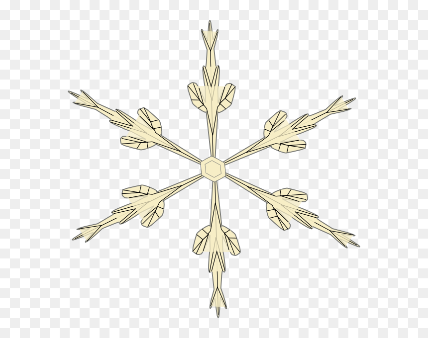 Snowflake 3 Clip Art At Clker - Zelda Ocarina Of Time Icons, HD Png Download - gold snowflake png
