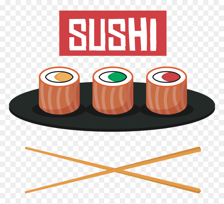Sushi And Chopsticks - Sushi Png, Transparent Png - chopsticks png