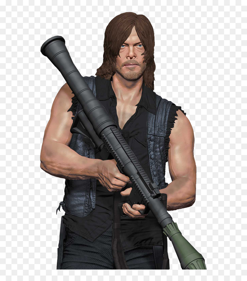 Daryl Dixon 10 Inch Mcfarlane , Png Download - Daryl Dixon Action Figure, Transparent Png - daryl dixon png