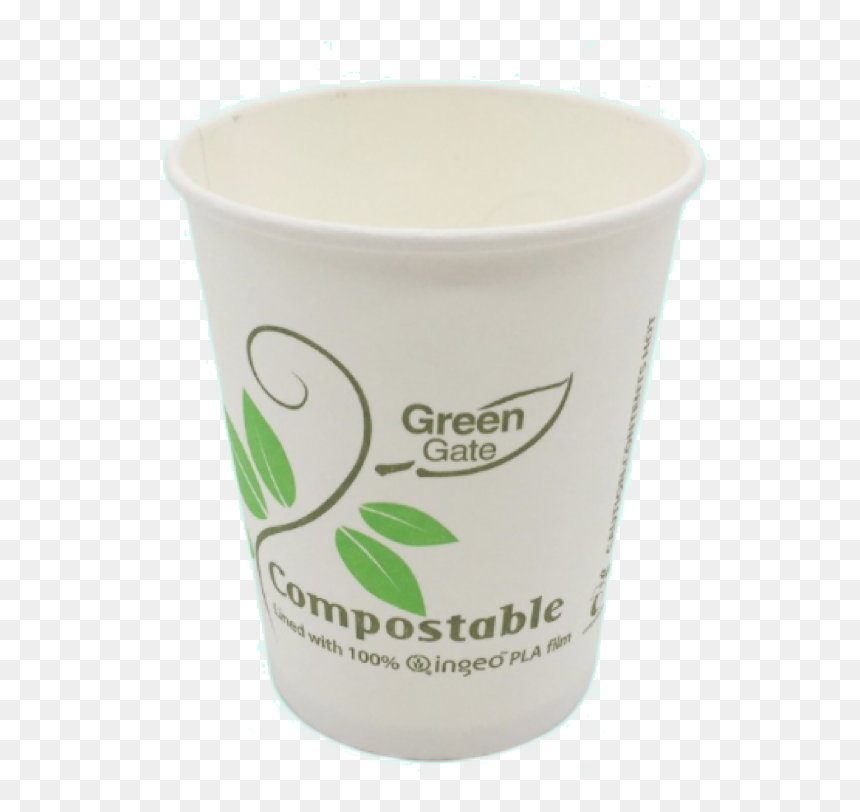 8oz Paper Cup With Pla Coating - Gate, HD Png Download - styrofoam cup png