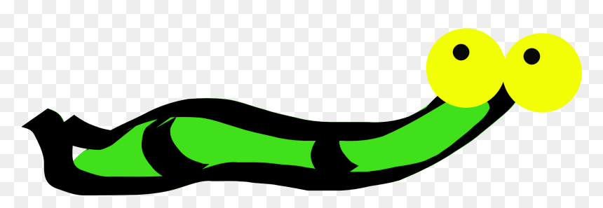 Cacing Animasi, HD Png Download - funny eyes png