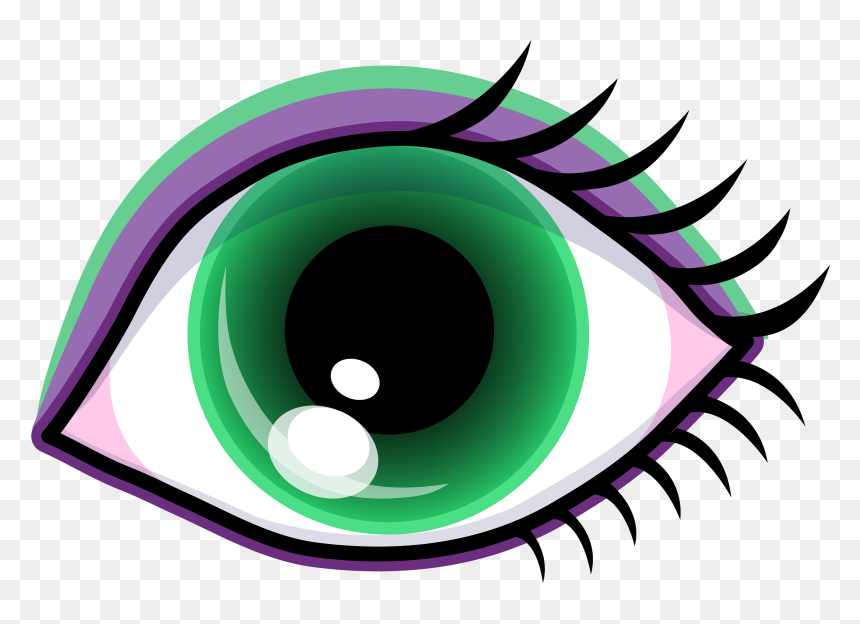 Clip Art Eye Blind Clipart - Cartoon Blue And Brown Eye, HD Png Download - funny eyes png