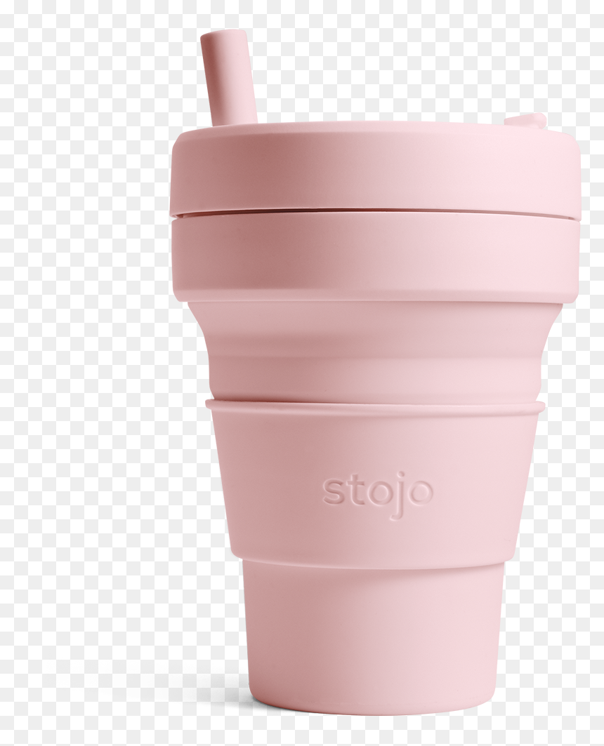New Stojo Biggie Cup- - Stojo Carnation Biggie, HD Png Download - styrofoam cup png
