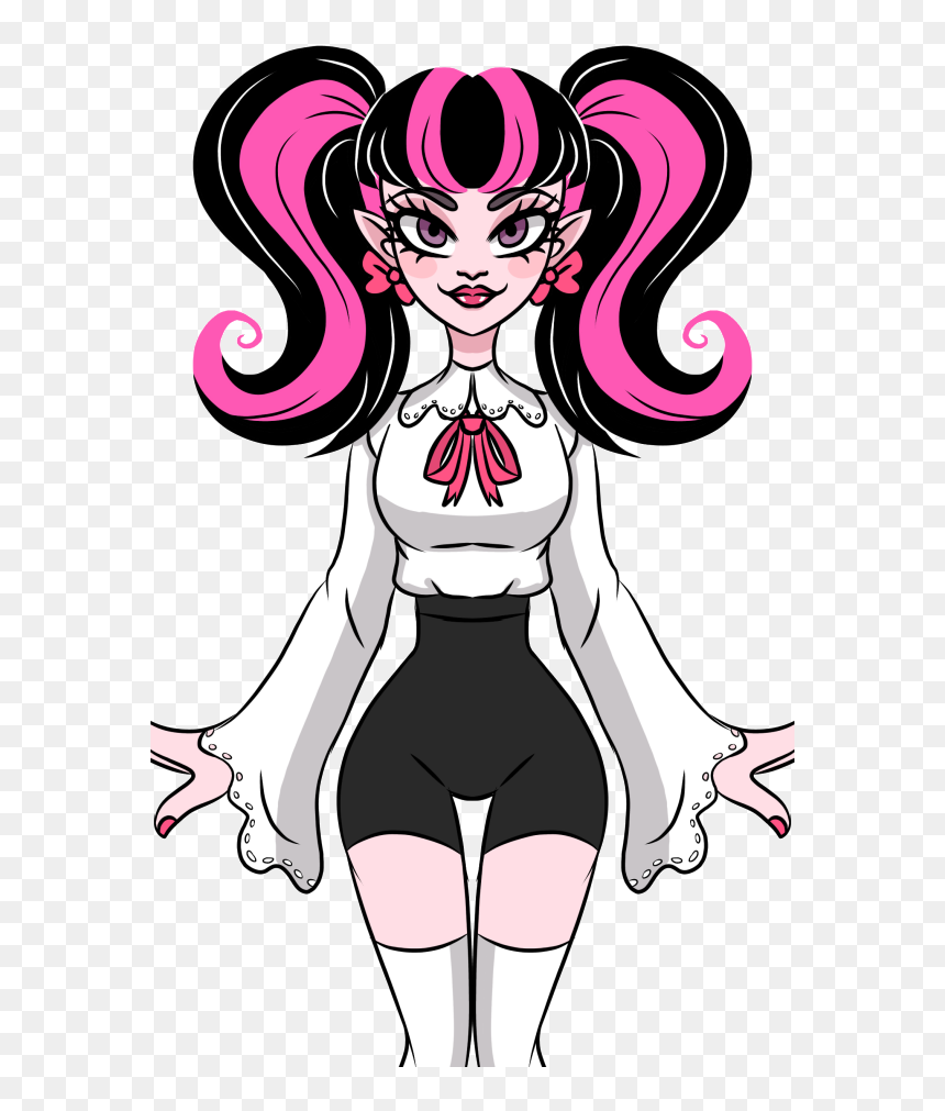 Draculaura - Cartoon, HD Png Download - monster high png